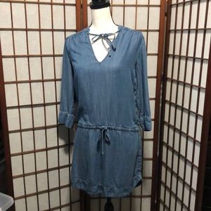 Love Stitch Tencel Denim Dress Small